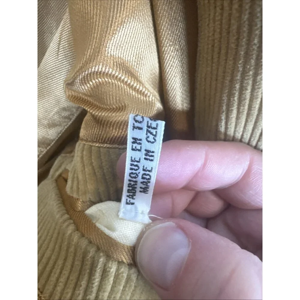 Vintage L-Bar-H Western Corduroy Sport Coat Blazer Tan Western USA Made‎ 38R - Picture 9 of 12
